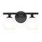 Z-Lite Neoma Vanity, 2-Light, 13.5 In.W x 6.75 In.L x 7.25 In.H, Matte Black/Opal Etched 1100-2V-MB - alternate 1